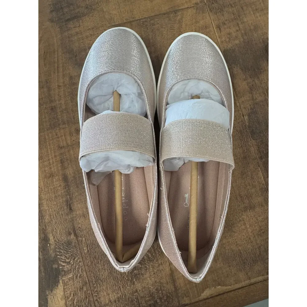 COPPER KEY Skedaddle Girls/Youth shoes; size 3; Sparkly Blush, secure, NEW!